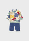 Conjunto 2 Piezas Better Cotton Estampado Letras Bebe Niño Mayoral M2523 MAYORAL