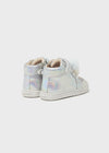 Botin Pompon Iridescent Plata Bebe Niña Mayoral M42407 MAYORAL