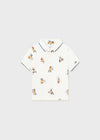 Polo M/C Estampado Color Nata Bebe Niño Mayoral M1107 MAYORAL