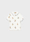Polo M/C Estampado Color Nata Bebe Niño Mayoral M1107