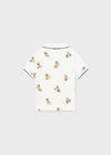 Polo M/C Estampado Color Nata Bebe Niño Mayoral M1107 MAYORAL