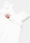Vestido Ceremonia Blanco Bebe Niña Mayoral M1903 MAYORAL