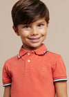 Polo M/C Pique Elastico Color Ladrillo Niño Mayoral M3103 MAYORAL