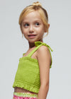Conjunto Pantalon Nido Abeja Kiwi Niña Mayoral M3540 MAYORAL