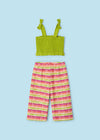 Conjunto Pantalon Nido Abeja Kiwi Niña Mayoral M3540 MAYORAL