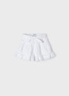 Falda Short Lazo Blanco Niña Mayoral M3910 MAYORAL