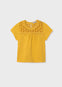 Blusa M/C Combinada Bordado Amarillo Junior Niña Mayoral M6005