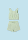 Conjunto Short Punto Toalla Wasabi Junior Niña Mayoral M6278 MAYORAL