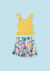 Conjunto Falda Cut Out Amarillo Niña Junior Mayoral M6967 MAYORAL