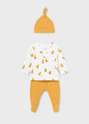 Mameluco 3 Piezas Better Cotton Amarillo Bebe Mayoral M1534 MAYORAL