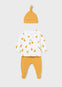 Mameluco 3 Piezas Better Cotton Amarillo Bebe Mayoral M1534