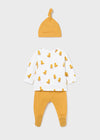 Mameluco 3 Piezas Better Cotton Amarillo Bebe Mayoral M1534 MAYORAL