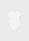 Pañalero Cuello Better Cotton Blanco Bebe Niña Mayoral M1717 MAYORAL