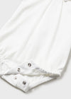 Pañalero Cuello Better Cotton Blanco Bebe Niña Mayoral M1717 MAYORAL