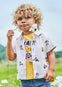 Camisa M/C Estampada Blanco Banana Bebe Niño Mayoral M1112
