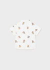 Camisa M/C Estampada Blanco Banana Bebe Niño Mayoral M1112 MAYORAL