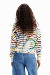 Blusa Jersey Trazis, Crudo, Mod 24Swjf46 Desigual DESIGUAL