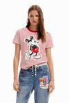 Playera Mickey Patch Rojo Mod 24Swtk77 Desigual DESIGUAL