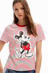 Playera Mickey Patch Rojo Mod 24Swtk77 Desigual DESIGUAL