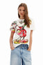 Blusa Mickey Lacroix Blanco Mod 24Swtkar Desigual