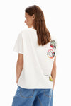 Blusa Mickey Lacroix Blanco Mod 24Swtkar Desigual DESIGUAL