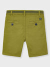 Bermuda Gabardina Verde Cintura Ajustable Niño Mayoral M3231
