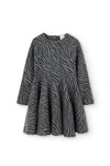 Vestido M/L Rayas Gris Boboli M725015