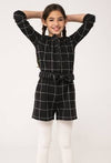 Palazo Shorts M/L Afelpado Negro Niña Boboli M725510