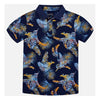 Polo Manga Corta Marino Estampado Niño Junior Mayoral M6120