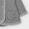 Abrigo Tejido Gris Plata Bebe Niña Mayoral M2337