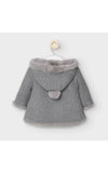 Abrigo Tejido Gris Plata Bebe Niña Mayoral M2337