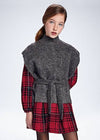 PonchoTejido Gris Niña Mayoral M7361