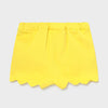 Conjunto Blusa M/C Shorts Amarillo Bebe Niña Mayoral