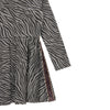 Vestido M/L Rayas Gris Boboli M725015