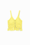 Top Tejido Madagascar Amarillo Mod 24Swmf01 Desigual DESIGUAL