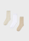 Set 3 Calcetines Vestir Rafia Niño Mayoral M10705 MAYORAL