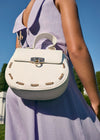 Bolso Detalle Cadenas Blanco Abelylula  M5455 ABEL Y LULA