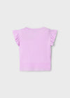 Blusa Top Tejido Rayas Lila Niña Mayoral M3024 MAYORAL
