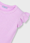 Blusa Top Tejido Rayas Lila Niña Mayoral M3024 MAYORAL