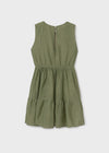 Vestido Arandela Musgo Junior Niña Mayoral M6990 MAYORAL