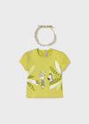 Blusa M/C Con Diadema Verede Bebe Niña Mayoral M1044 MAYORAL