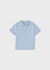 Polo M/C Estampado Azul Bebe Niño Mayoral M1109 MAYORAL