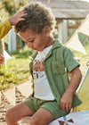 Camisa M/C Bambula Verde Bebe Niño Mayoral M1111 MAYORAL