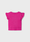 Blusa Top Tejido Rayas Magenta Niña Mayoral M3024 MAYORAL