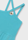 Overol Corto Turqueza Junior Niña Mayoral M6869 MAYORAL