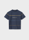 Playera M/C Rayas Midnight Azul Junior Niño Mayoral M6008 MAYORAL