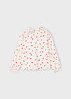 Blusa M/L Punto Bambula Mac-Rojo Niña Mayoral M4003 MAYORAL