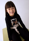 Blusa  M/L Negro Niña Mayoral M4010 MAYORAL