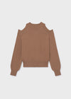 Sueter Cut Out Cacao Vig Junior Niña Mayoral M7312 MAYORAL