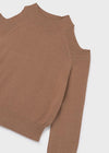 Sueter Cut Out Cacao Vig Junior Niña Mayoral M7312 MAYORAL